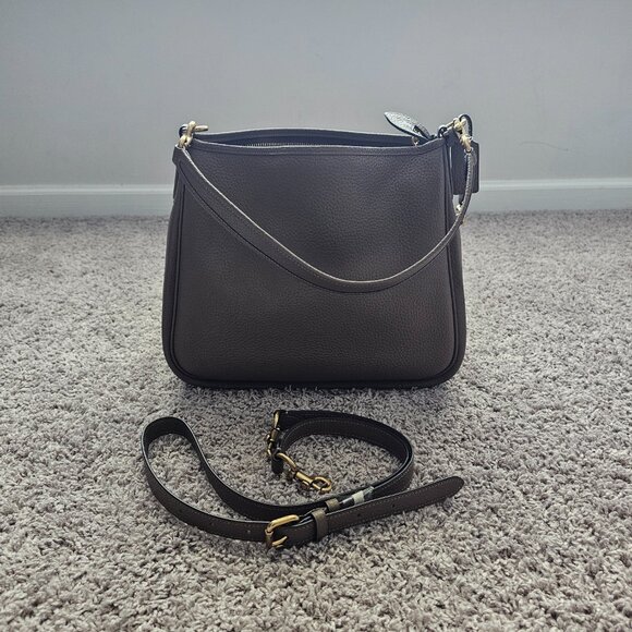 Coach Cary Shoulder Bag in Dark Stone - Picture 2 of 15